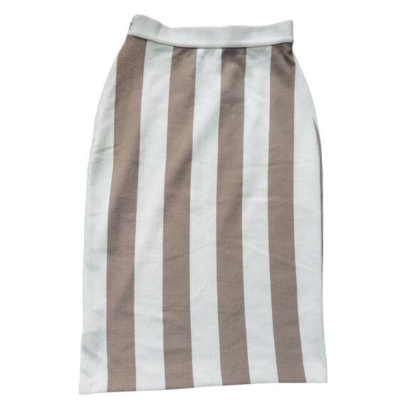 Club Monaco Striped Pencil Skirt Size XS - Picture 2 of 4